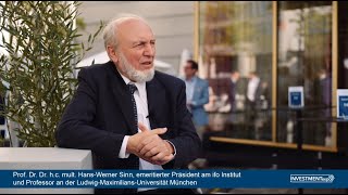 Prof Dr Dr hc mult HansWerner Sinn über Energie Inflation und Immobilien  Interview [upl. by Yentruoc520]