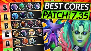 NEW CORE HERO TIER LIST Patch 735  BEST CARRY HEROES for Every Role  Dota 2 Meta Guide [upl. by Duwe998]