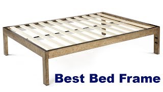 Modern Woodem Bed Frame King Queen Full amp Twin Size [upl. by Mashe]