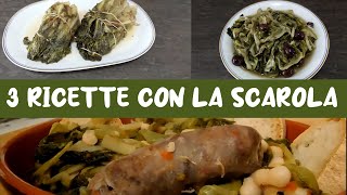 3 Ricette Con La Scarola 😍 [upl. by Eckblad]