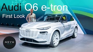 Audi Q6 etron Interior  1st Look [upl. by Vivyan480]