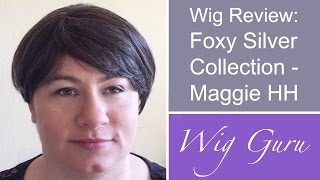 Wig Review  Foxy Silver Collection quotMaggie HHquot  Human Hair [upl. by Benildis]