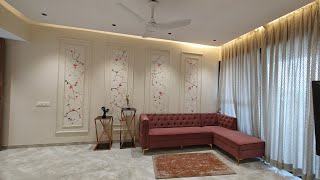 Latest wall moulding design Hyderabad 2024  best wall decorative ideas  walldecor walldesign [upl. by Merilee]