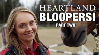 Heartland Season 11 Bloopers Part Two [upl. by Lonier]