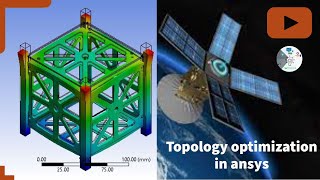 Topological optimization of CubeSat in Ansys [upl. by Aelahc416]