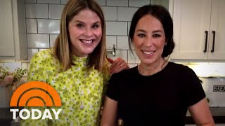 Joanna Gaines Welcomes Jenna Bush Hager To Her Kitchen  TODAY [upl. by Rhu44]