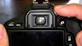 How To Focus Viewfinder on DSLR [upl. by Rehteh923]