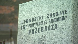 81 rocznica bitwy o Przebraże Capstrzyk przy pomniku w Niemodlinie [upl. by Kane]