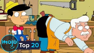 Top 20 Times Family Guy Made Fun of Disney [upl. by Torr]