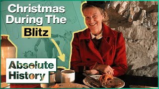 Britains Underground Christmas During The Blitz  Wartime Farm Christmas  Absolute History [upl. by Karlan]