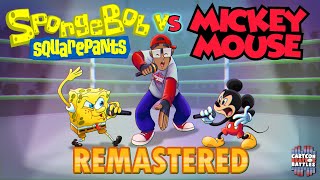 Spongebob vs Mickey Mouse Remastered  Cartoon Beatbox Battles [upl. by Siddra]