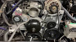 LS swap Truck accessories with LS1 intake HowTo video Great explanation with part numbers [upl. by Adrial468]