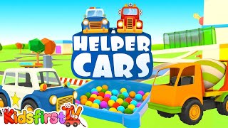 Helper cars full episodes 2 Trucks amp cars for kids [upl. by Reyna]