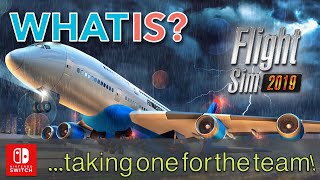 Flight Sim 2019 Nintendo Switch  First gameplay thoughts  Prepare for turbulence [upl. by Martens]