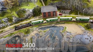 nscale3400 quotModellbahnausstellung Burgdorf 2024quot [upl. by Yxel707]