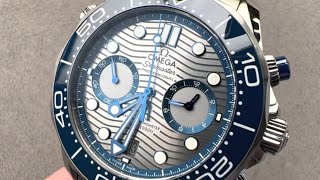 Omega Seamaster Diver 300M Chronograph 21030445106001 Omega Watch Review [upl. by Ardnahs]