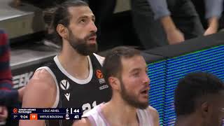 Euroleague Round 5  Highlights LDLC AsvelVirtus Segafredo Bologna [upl. by Schulze]