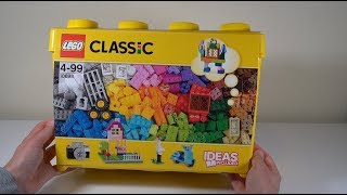 🟧 LEGO Classic CREATIVE Bricks 10698  Unboxing and Review [upl. by Britteny]