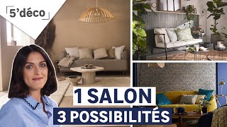 3 idées déco pour décorer votre salon  5 min déco [upl. by Saidnac]