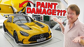 DAMAGED IT How Bad is My AMG GT Black Series Paint After 25000 Miles [upl. by Tirrag511]