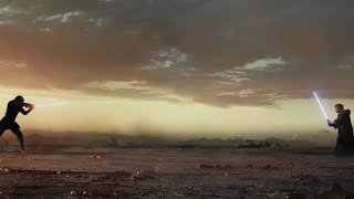 Luke vs Kylo Ren  Scene  Star Wars The Last Jedi 2017  1080p [upl. by Kyrstin]