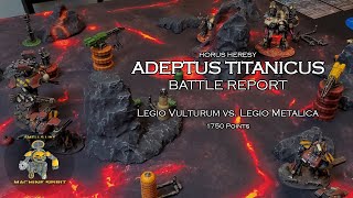 Adeptus Titanicus Battle Report Ep 4  Vulturum vs Metalica 1750 pts [upl. by Till]