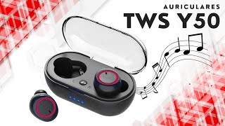 Auriculares TWS Y50  Review Completa [upl. by Trautman]