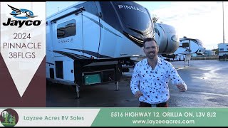 2024 Jayco Pinnacle 38FLGS  Straight A Student  Layzee Acres RV Sales [upl. by Melisa]