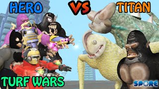 Heroes vs Titans Turf War S1  SPORE [upl. by Irabaj]