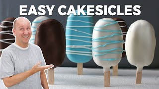 Easy Homemade Cakesicles Recipe [upl. by Aleris]