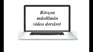 İnformatika və onun ilkin anlayışlarıDərs 2 testlərin izahı və əlifba məsələləri [upl. by Aerdnek]