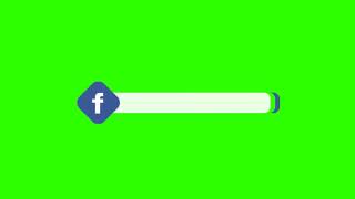 FACEBOOK green screen animation  Free download  No Copyright [upl. by Yeldnarb730]