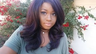 Divatresscom Outre Swiss Lace Front Wig Sherise Review [upl. by Corina]