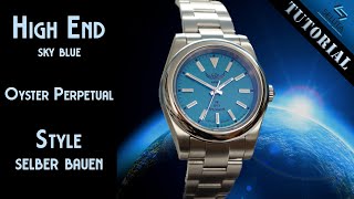 personalisierte High End Uhr im Oyster Style  Automatik Sellita SW200  Tutorial mit DIY Uhrenbauer [upl. by Acireit]