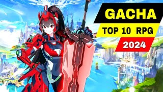 TOP 10 NEW best GACHA Games for android iOS 2024 [upl. by Handler]