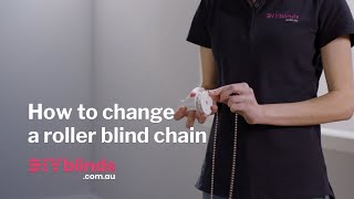 How to Change a Roller Blind Chain [upl. by Lesig25]