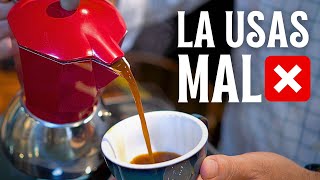 CAFETERA ITALIANA los ERRORES que cometes al usarla RESUELTOS  Guía para hacer el Mejor CAFÉ [upl. by Kinsman]