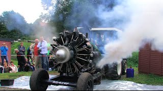 Russischer Sternmotor  Russian Radial Engine Start and Run [upl. by Brewer483]