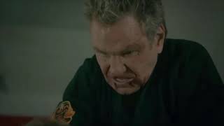 John Kreese vs Johnny Lawrence Full Fight Scene  Cobra Kai Season 3 Finale [upl. by Amorette]