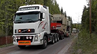 Volvo FH16 540 6x4 amp Volvo FH16 660 8x4 amp Volvo FH16 660 6x4 With Wide Loads [upl. by Ettennahs]