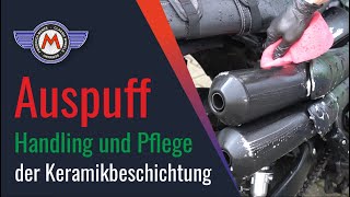 Auspuff Keramikbeschichtung  Handling Pflege amp Wissenswertes [upl. by Aitsirk]