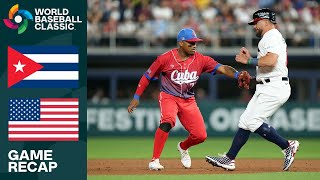 Cuba vs United States Game Highlights  2023 World Baseball Classic [upl. by Alyam127]