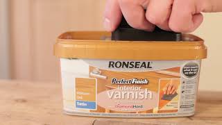 How to Finish Your Interior Doors with Ronseal Wood Varnish [upl. by Quent]