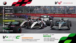 Assetto Corsa  FAC XI 2024  Lauf 8  Mexiko  virtualracingorg [upl. by Annayak]