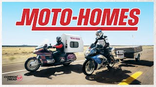 Motorcycle Motorhomes Honda Gold Wing vs Suzuki GSXR1000  CTXP [upl. by Thgirw]