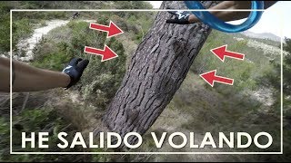 CAÍDA MUY FEA EN MTB EN TRIALERA A 5 DÍAS DE LA MEDITERRANEAN XTREM [upl. by Yelyac]