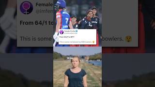 Delhi Capitals fans are in Shock 🥺 WPL2024 ytshorts [upl. by Marmaduke]