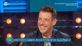 Francesco Gabbani ironia e conoscenza della musica  Da Noia ruota libera 24032024 [upl. by Zetnahs]