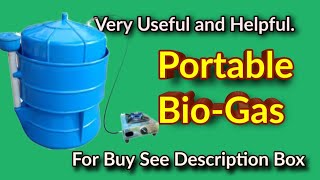 घरेलू बायोगॅस यंत्र  Portable Biogas Plant  Sirsath Sanjiv  genius science [upl. by Lozar]