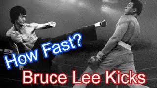 How Fast Is Bruce Lee Kicks [upl. by Marijn]